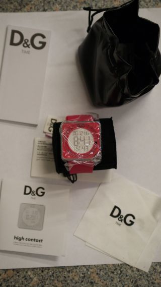 Dolce & Gabbana D&g Dw0737 High Contact Damenuhr Uhr Pink Bild
