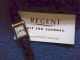 Regent Armbanduhr Quarz Analog Edelstahl,  Leder,  Geschenkkarton Armbanduhren Bild 8