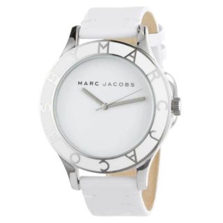 Marc Jacobs Damen Uhr Mbm 1099 Lederband Weiss Bild