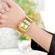 Damen Armbanduhr Spangenuhr Strass Armkette Armreif Uhr Quarzuhr Gold Silber Armbanduhren Bild 2