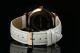 Excellanc Damen Uhr Leder Imitation Armbanduhr Strass Weiß Rosegold Armbanduhren Bild 1