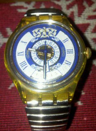 Swatch Automatik Armbanduhr Mit Datum Von 1993 Bild