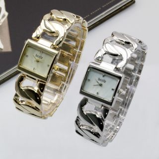 Damen Uhr Quadrat Einfach Armband Stil Handgelenk - Quarz - Uhr，wh009 Bild
