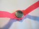 Damen Armbanduhr Uhr Pink Aus Silikon Bzw Gummi Mit Datumsanzeige Top Armbanduhren Bild 3