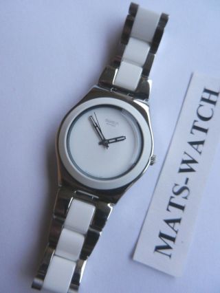 Swatch,  Irony Medium,  Yls141g White Ceramic,  Neuwertig Bild
