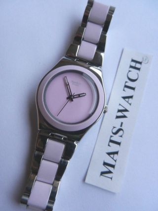 Swatch,  Irony Medium,  Yls167g Pink Ceramic,  Neuwertig Bild
