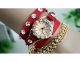 Armbanduhr Damenuhr Lovran Quartz Frauen Stripes Leatheroid Analog Modische Armbanduhren Bild 8