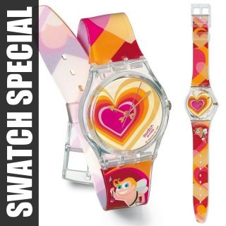 Swatch Aiming For Your Heart,  Valentinstag Special,  Ge107,  Ovp Bild