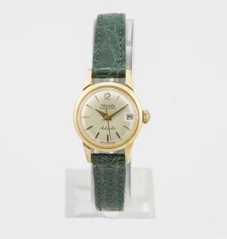 Nivada Aquadatic Swiss Made Damenuhr Mit Automatic - Werk Vintage Uhr Eta 2368 Bild