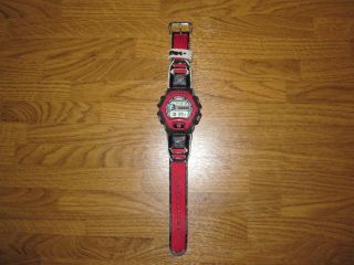 Casio G - Shock Armbanduhr Rot Dw - 004 1659 Mit Neuer Batterie Bild