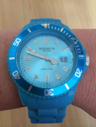 Madison Uhr - Blau Bild