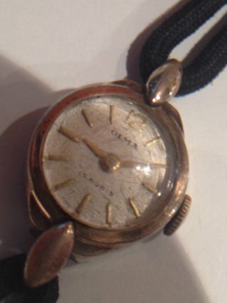 Olma 17 Jewels Anno 1953 Vintage Ladies Watch Armbanduhr Swiss Made Bild