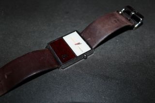Nixon Chalet Uhr Leder Braun Armbanduhr Bild