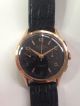 Grosser Vintage Chronograph Swisse Olympic Pink Gold 18 K,  750er Armbanduhren Bild 2