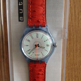 Swatch Uhr Automatik Brick - Ett San400,  Sammleruhr,  Automatik,  Retro Bild