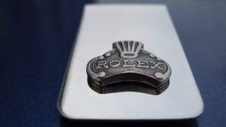 Geldklammer Geldclip EinzelstÜck Mit Rolex Logo Bild