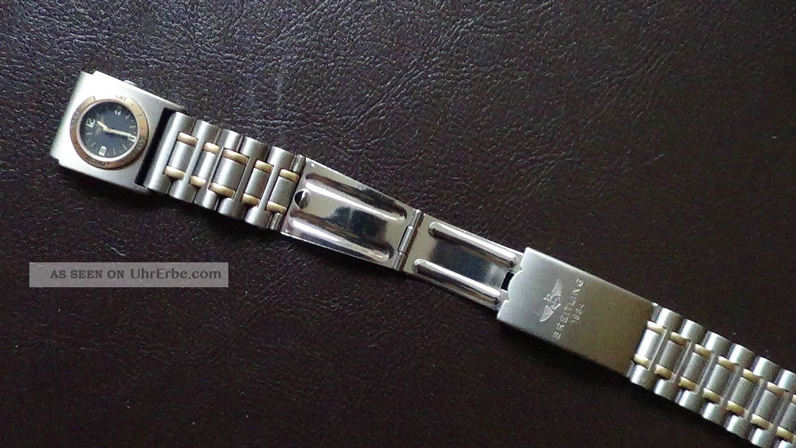 Breitling Utc Und Titan / Gold Armband 20 Mm Anstoß - - Top