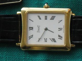 Piaget 18k Gold Armbanduhr Mechanisches Laufwerk Bild