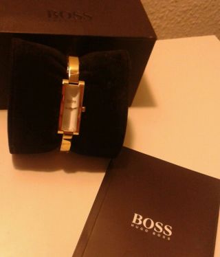 Hugo Boss Woman Uhr Spangenuhr Gold - Bild
