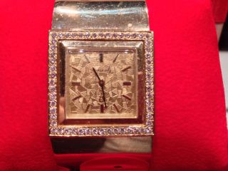 Armbanduhr Omega,  Klassisch - Elegant,  14 K Gold U.  Brillianten, . Bild