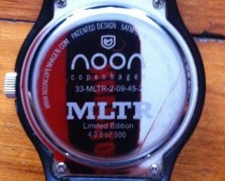 Noon Danish Designer Watch - Limited Numbered Edition For Michael Learns To Rock Bild
