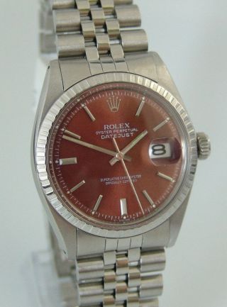 Rolex Oyster Perpetual Datejust,  Ref: 1603,  Jubileeband,  Braunes Zb,  Baujahr 1974 Bild