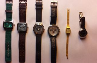 Uhren Sammlung Diesel,  Fossil,  Citizen,  Firebird,  Rolf Cremer Bild