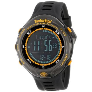 Timberland Digital Uhr Tbl - 13386jpbu - 02 Unisex Schwarz Gummi Armband Wecker Bild