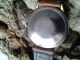 Junghans Armbanduhr,  Gold,  Automatic,  Mit Datum,  Lederband,  Eta - Werk,  Vintage Armbanduhren Bild 2