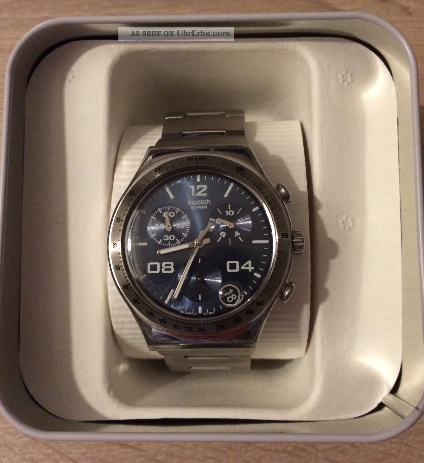 Swatch Uhr Irony Chrono Blustery Armbanduhren Bild