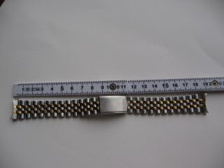 Seiko Edelstahl Uhren Armband,  Bicolor,  Bandanstoß 19,  00 Mm Bild