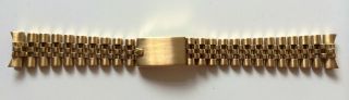Rolex Jubilé Gmt Submariner Datejust 18 K Gold Armband Bracelet 20mm Bild
