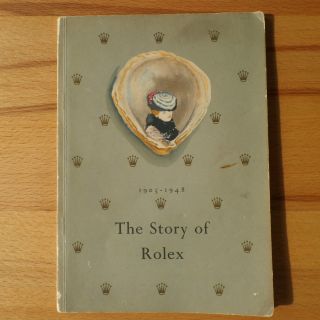 Feines Rolex Buch Prospekt Katalog 1947 