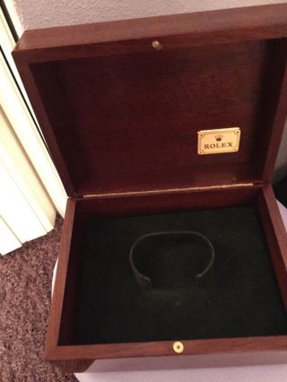 Rolex Mahagoni Holz Box Für Edle Uhren Bild