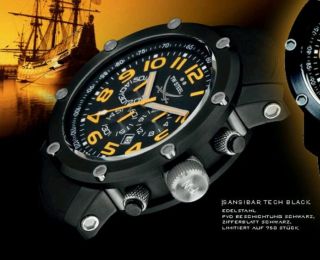 Tw Steel Tw 824 Tech Black Orange - Limited Edition Sansibar Top Bild