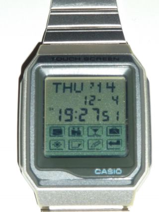 Digital Casio Memory Protect 200 Touch Screen 1554 Vdb 200 Armbanduhr Watch Bild