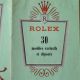 Feiner Orig.  Vintage 1948 Rolex Katalog Prospekt Booklet Mit Neuer 