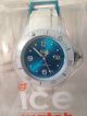 Ice Watch Sili - White - Turquoise - Unisex Armbanduhren Bild 2