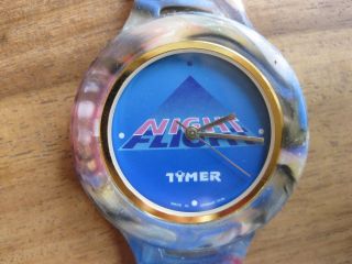 Tymer Uhr Night Flight Mit Kautschukband Armbanduhr Werbeuhr Bild