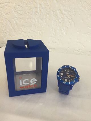 Ice Watch Sili Blue Big Uhr Neuwertig Bild
