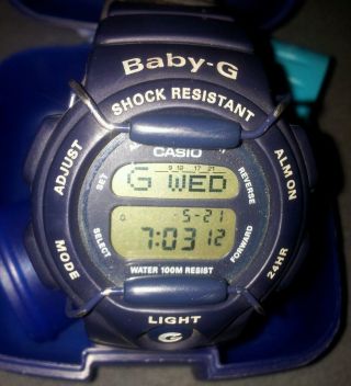 Casio Baby G - Shock,  Herrenarmbanduhr Mit Telefonbuch,  Animation Etc.  Top Bild