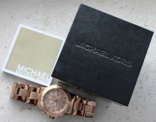 Michael Kors Mk5412 Armbanduhr Roségold Bild