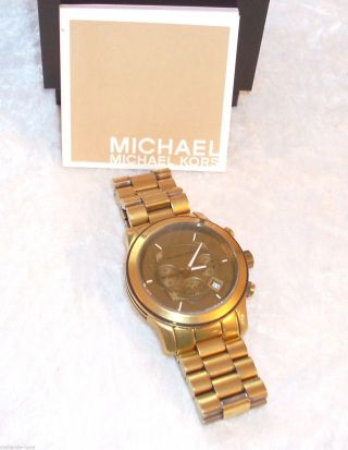 Michael Kors Uhr Herren Armbanduhr Mk8227 Runway & Bild
