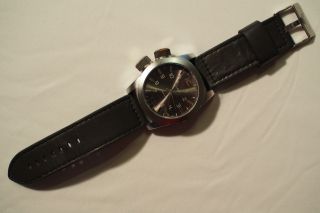 1st Class Damen Armbanduhr - Lederarmband: Schwarz Bild
