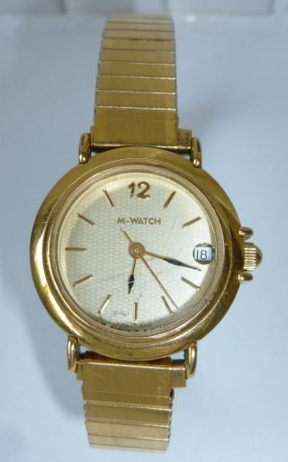 Elegante Damen Uhr M - Watch Aus Dem Hause Mondaine Swiss Made Datum Batterie Bild