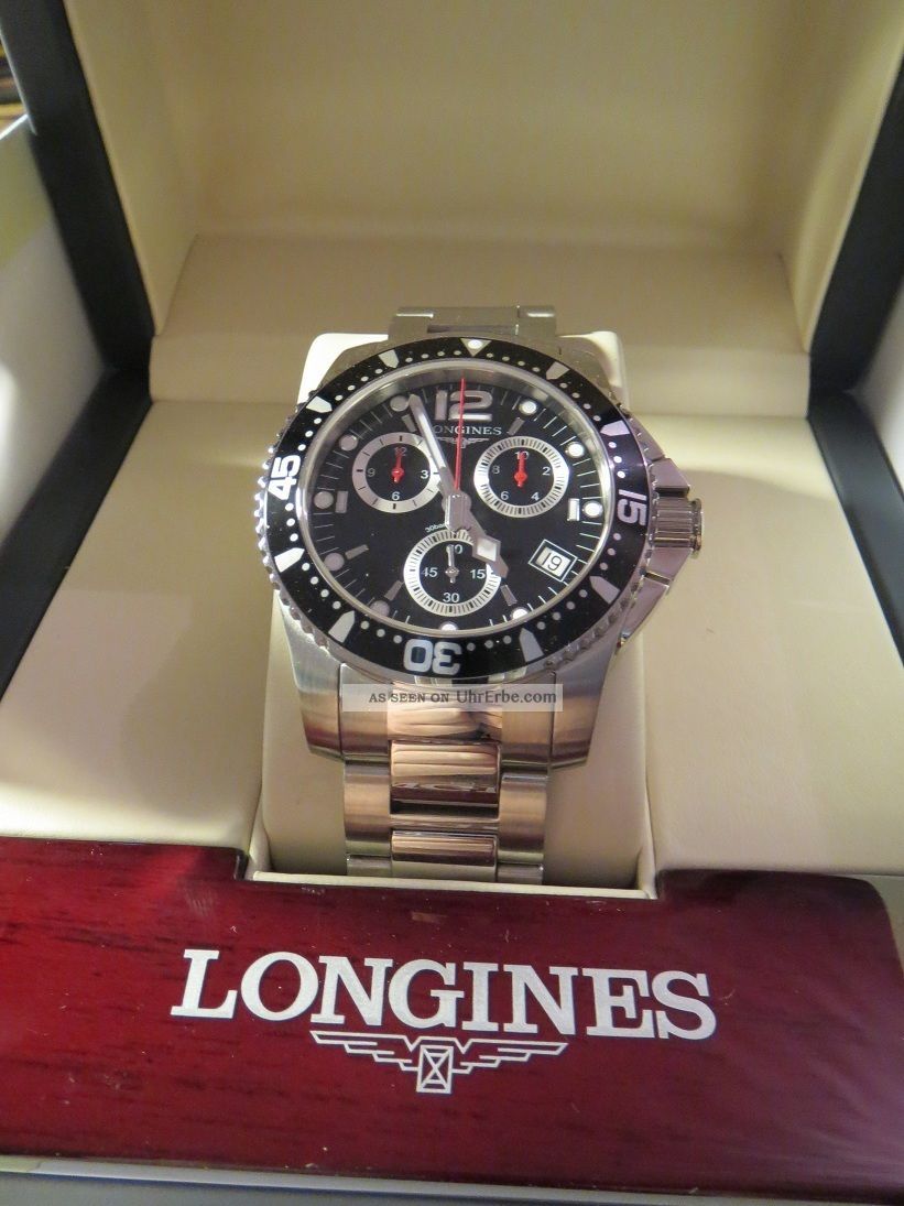 Longines Hydro Conquest L3.  643.  4 Quartz,  Ungetragen Uvp 1050€ Armbanduhren Bild