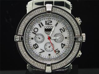 Herren Platinum Watch Firma 5th Avenue Joe Rodeo 160 Diamant Watch Pwc - 5av100 Bild