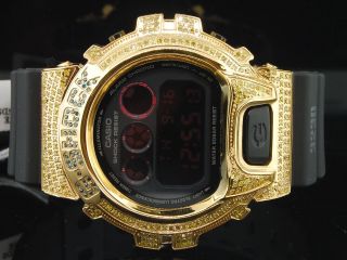 Armbanduhr G Shock/g - Shock 6900 Gelb Diamanten Uhr Joe Rodeo 3.  0ct Bild