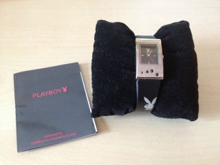 Playboy Uhr Armbanduhr Schwarz Bild