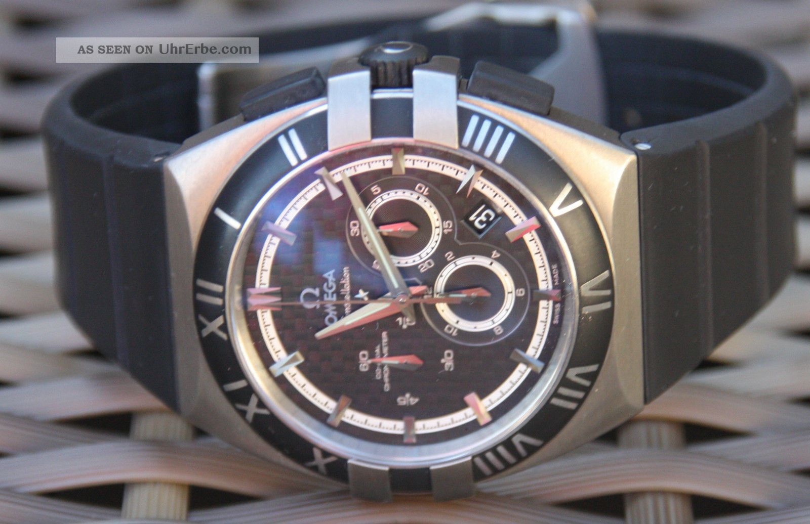 Omega Constellation Double Eagle Co - Axial Chrono Missions Hills World Cup Armbanduhren Bild